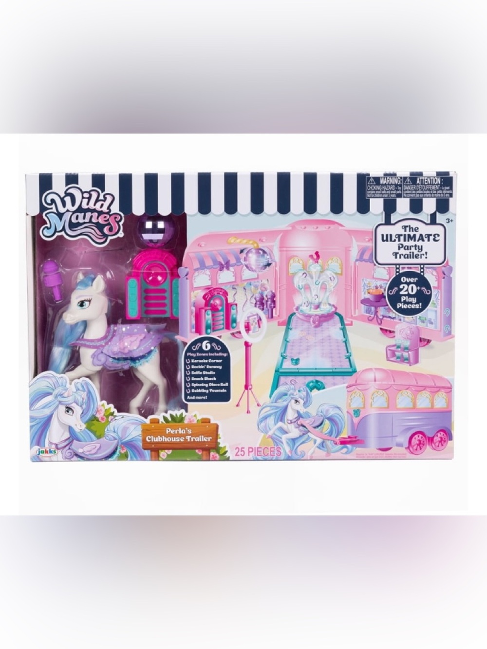 Wild manes Perla’s Pink Ultimate interactive horse Playset